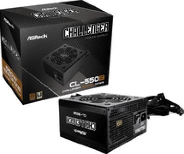 ASRock Challenger Series CL-550B ATX 80+ Bronze black retail - PC-/Server Netzteil - ATX
