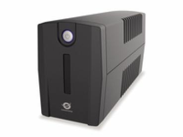 Conceptronic ZEUS USV Schuko IEC Start/LAN sw - (Offline-) USV - 480 min