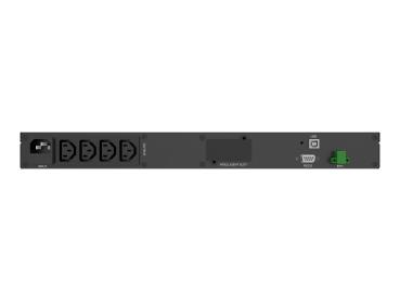PowerWalker VI 750 R1U - USV (Rack - einbaufähig) - AC 165-290 V - 450 Watt - 750 VA - 9 Ah - RS-232, USB - A