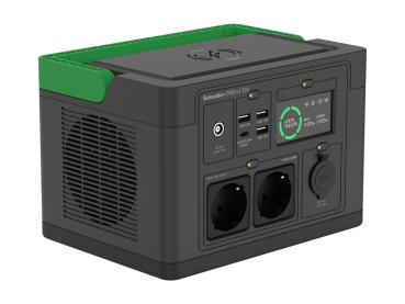 APC Schneider OffGrid 330 - Tragbares kraftwerk - LCD, Lithium-Ionen, 2 CEE 7/3 Schuko-Steckdosen, Sinuswelle,