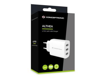 Conceptronic Netzteil - (AC-Netzteil) - 30 Watt - 6 A - 3 Ausgabeanschlussstellen (USB)