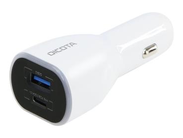Dicota Universal PRO - Auto-Netzteil - 100 Watt - 5 A - QC 3.0 - 2 Ausgabeanschlussstellen (USB Typ A, 24 pin 