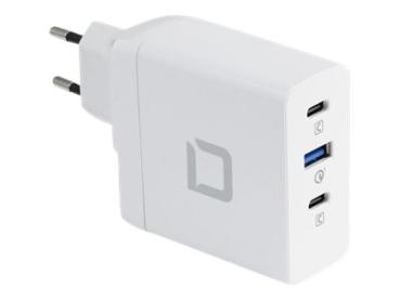 Dicota Universal PRO - Netzteil - GaN-Technologie - 100 Watt - 5 A - PD 3.0, QC 4.0+ - 3 Ausgabeanschlussstell
