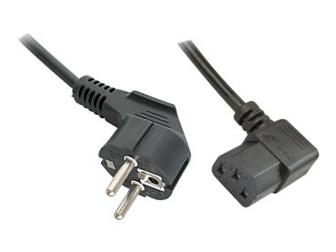Lindy Stromkabel - CEE 7/7 (M) bis IEC 60320 C13 gewinkelt