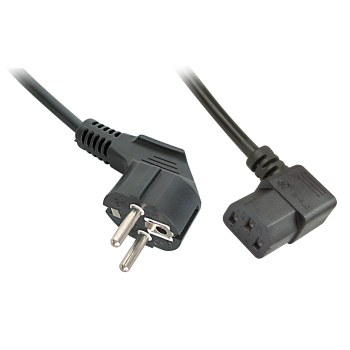 Lindy Stromkabel - CEE 7/7 (M) bis IEC 60320 C13 gewinkelt