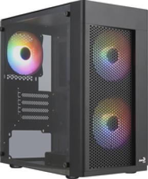 AEROCOOL ADVANCED TECHNOLOGIES Aerocool Hexform - Mini Tower - PC - Schwarz - micro ATX - Mini-ITX - ABS - SPC