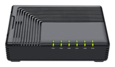 Auerswald 2-Port ATA Analoger Terminal Adapter - Voice-Over-IP - Fax