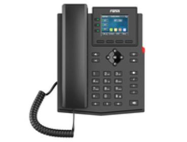Fanvil X303P - IP-Telefon - Schwarz - Kabelgebundenes Mobilteil - Tisch/Wand - Linux - Im Band - Außerhalb de