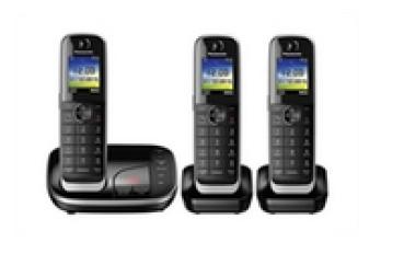 Panasonic KX-TGJ323GB - Schnurlostelefon - Anrufbeantworter mit Rufnummernanzeige