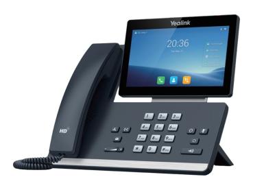 Yealink SIP-T58W - VoIP-Telefon - mit Bluetooth-Schnittstelle mit Rufnummernanzeige