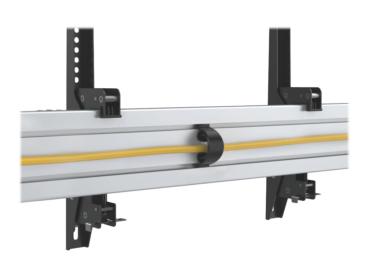 Equip Pro - Klammer - für 2 LCD-Displays - Kunststoff, Aluminium, Stahl - Schwarz, Silber - Bildschirmgröße