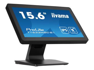 Iiyama ProLite T1633MSC-B1 - LED-Monitor - 39.5 cm (15.6")