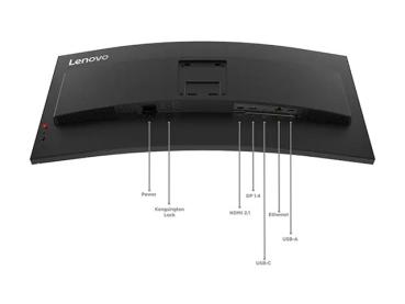 Lenovo ThinkVision T34WD-40 - LED-Monitor - gebogen - 86.4 cm (34")