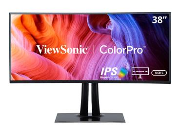ViewSonic ColorPro VP3881a - LED-Monitor mit KVM-Switch - gebogen - 1 Anschlüsse - 96.5 cm (38")