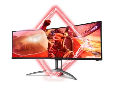 AOC Gaming AG493UCX2 - AGON Series - LED-Monitor - Gaming - gebogen - 124.5 cm (49")