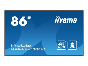 Iiyama ProLite LH8665UHSB-B1 - 218 cm (86") Diagonalklasse LCD-Display mit LED-Hintergrundbeleuchtung - Digita