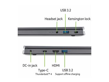Acer Aspire 17 A17-51M - Intel Core 5 120U / 1.4 GHz - Win 11 Pro - Intel Graphics - 32 GB RAM - 512 GB SSD NV