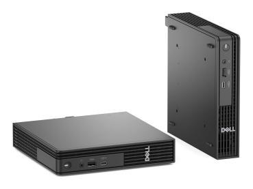 Dell Pro Micro QCM1250 - Micro - Core i7 i7-14700T / 1.3 GHz - RAM 16 GB - SSD 512 GB - NVMe, TLC - UHD Graphi