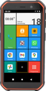 Olympia TREK - 14 cm (5.5") - 3 GB - 32 GB - 13 MP - Android 10 - Schwarz - Orange