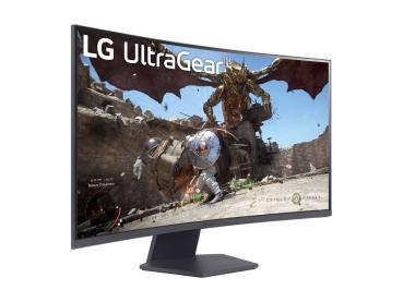 LG UltraGear 32GS60QC-B - LED-Monitor - Gaming - gebogen - 80 cm (32")