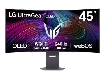 LG UltraGear 45GX90SA-B - OLED-Monitor - Gaming - gebogen - 114.3 cm (45")