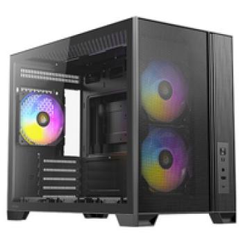 Antec Geh Mini FLUX M Micro-ATX/Mini-ITX o.N. BK retail - Midi/Minitower - ATX