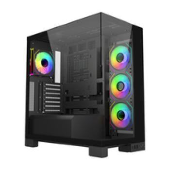FSP Geh Midi M540 BA ATX/M-ATX/M-ITX/ARGB o.N. Black retail - Midi/Minitower