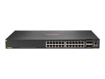 HPE Aruba 6200F 24G Class4 PoE 4SFP+ 370W Switch - Switch - max. Stapelentfernung 10 km - L3 - managed - 24 x 