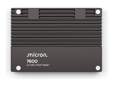 Micron 7600 PRO - SSD - Read Intensive - verschlüsselt - 3.84 TB - intern - 2.5" (6.4 cm)