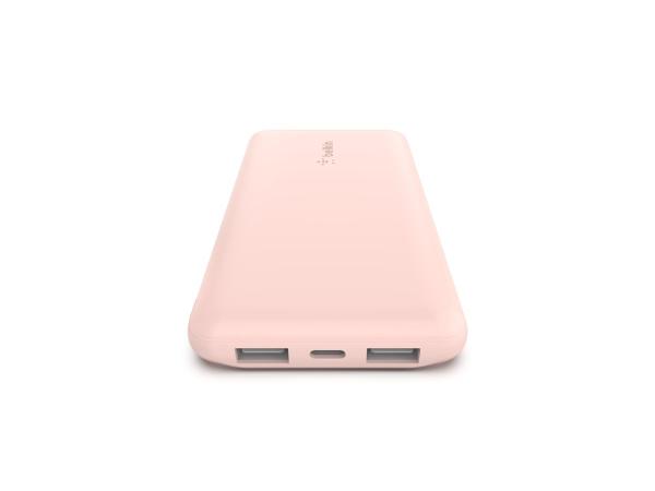 Belkin BoostCharge - Powerbank - 10000 mAh - 18 Watt - 3 Ausgabeanschlussstellen (24 pin USB-C, 2 x USB)