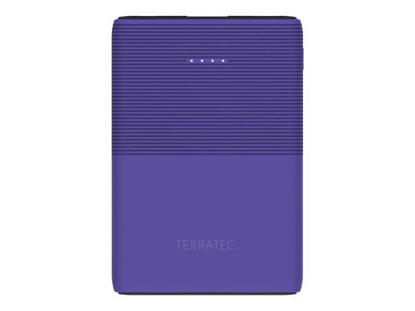 TerraTec P50 Pocket - Powerbank - 5000 mAh - 2.1 A - 2 Ausgabeanschlussstellen (USB, USB-C)