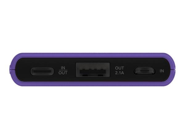 TerraTec P50 Pocket - Powerbank - 5000 mAh - 2.1 A - 2 Ausgabeanschlussstellen (USB, USB-C)