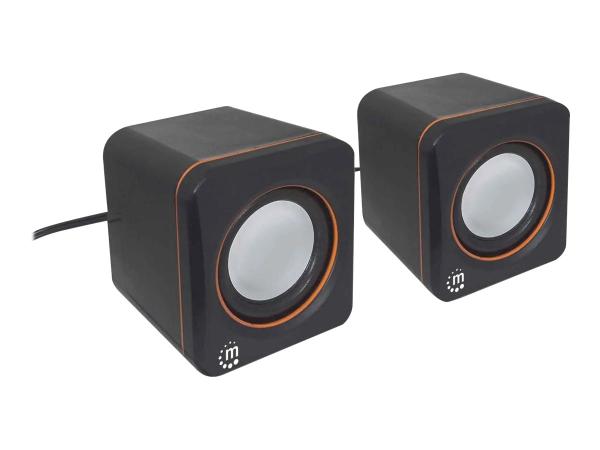 Manhattan 2600 Series Speaker System - Lautsprecher - für PC - 6 Watt (Gesamt)