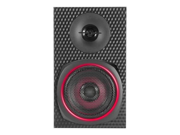 SPEEDLINK GRAVITY CARBON RGB - Lautsprechersystem - für PC - 2.1-Kanal - kabellos - Bluetooth - 60 Watt (Gesa