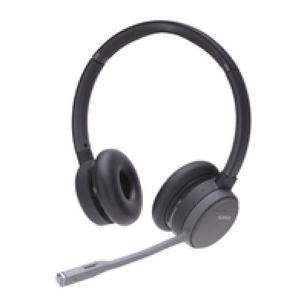 AGFEO Infinity - Kabellos - Büro/Callcenter - 189 g - Kopfhörer - Schwarz