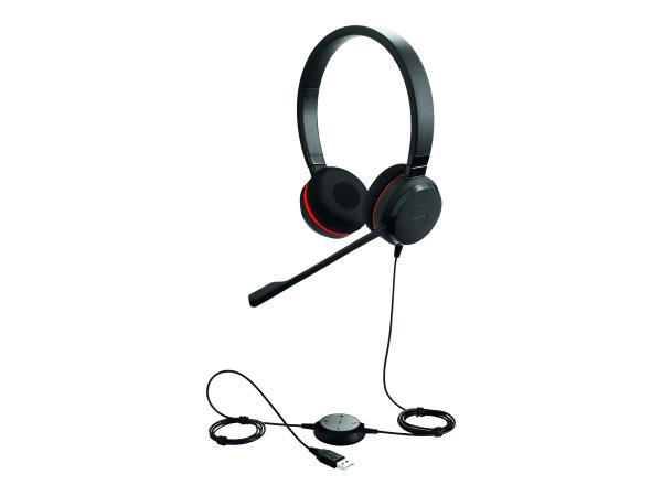 Jabra Evolve 30 II UC stereo - Headset - On-Ear