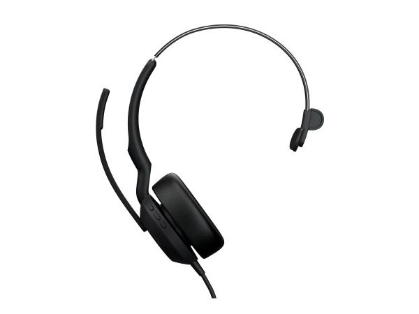 Jabra Evolve2 50 MS Mono - Headset - On-Ear - kabelgebunden
