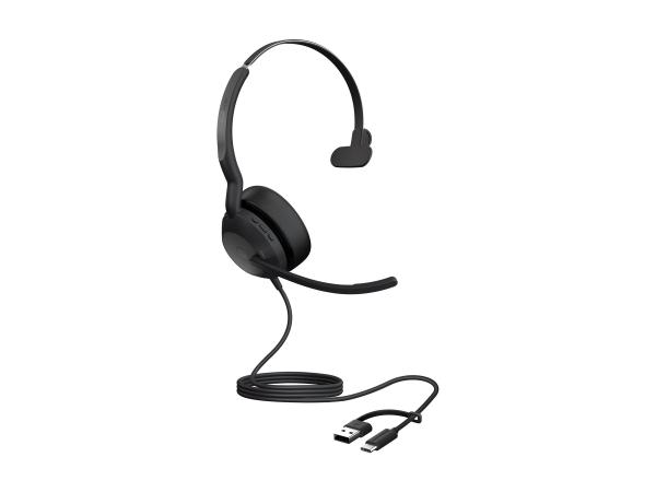 Jabra Evolve2 50 MS Mono - Headset - On-Ear - kabelgebunden