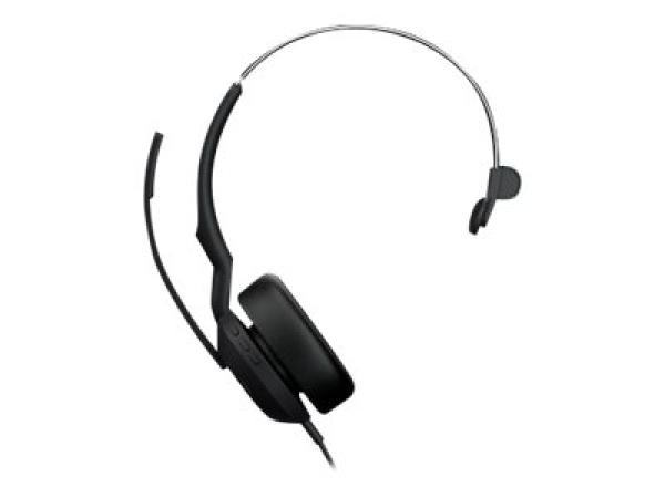 Jabra Evolve2 50 MS Mono - Headset - On-Ear - kabelgebunden