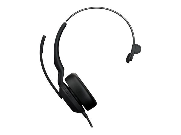 Jabra Evolve2 50 UC Mono - Headset - On-Ear - kabelgebunden