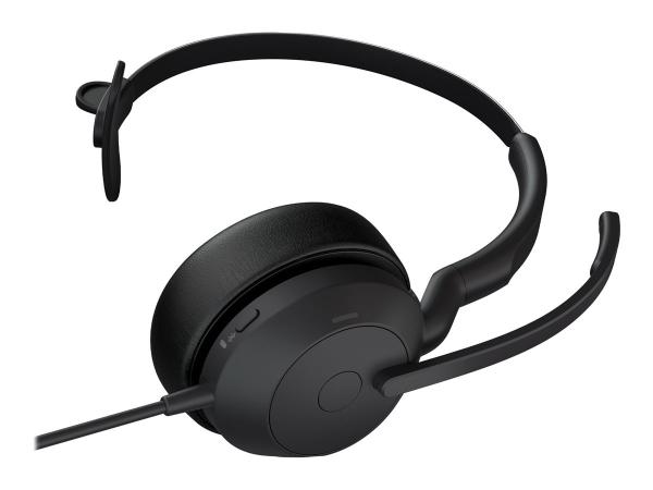Jabra Evolve2 50 UC Mono - Headset - On-Ear - kabelgebunden