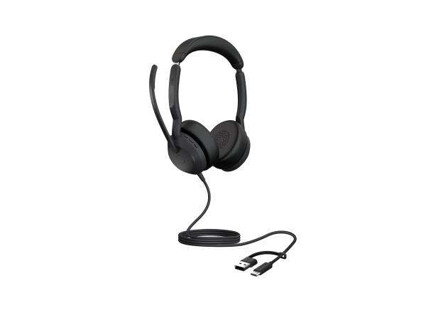Jabra Evolve2 50 UC Stereo - Headset - On-Ear