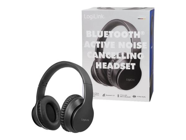 LogiLink BT0053 - Headset - ohrumschließend - Bluetooth