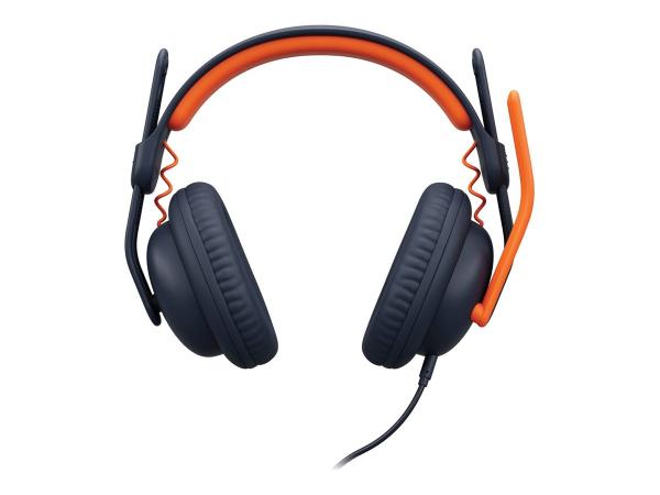 Logitech Zone Learn On-Ear Wired Headset for Learners, USB-A
