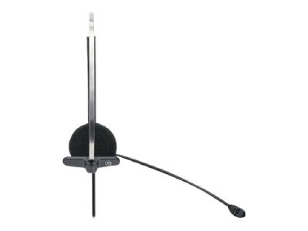 Manhattan Mono On-Ear Headset (USB) (Clearance Pricing), Microphone Boom (padded)