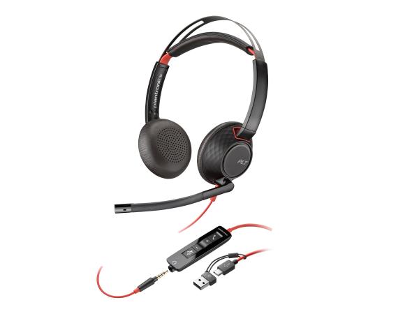 Poly Blackwire 5220 - Headset - On-Ear - kabelgebunden