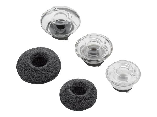 Poly Ohrhörer-Satz für Headset - klein - Schwarz (Packung mit 3)