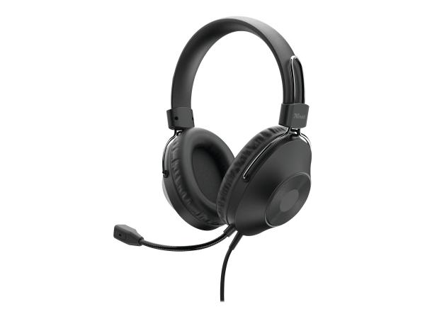 Trust HS-250 - Headset - ohrumschließend - kabelgebunden