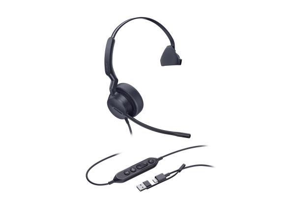 Yealink UH44 Mono - Headset - On-Ear - kabelgebunden