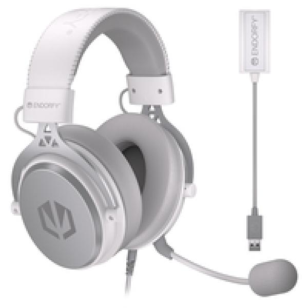 ENDORFY VIRO Plus USB Onyx White - Kabelgebunden - Musik/Alltag - 20 - 20000 Hz - Kopfhörer - Weiß